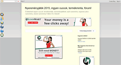 Desktop Screenshot of ingyenesek.blogspot.com