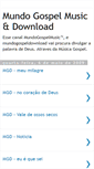 Mobile Screenshot of mundogospelmusictm.blogspot.com