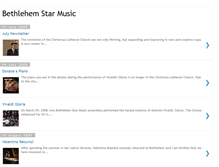 Tablet Screenshot of bethlehemstarmusic.blogspot.com