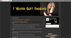 Desktop Screenshot of i-wanna-quit-smoking.blogspot.com