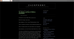 Desktop Screenshot of cacophonynz.blogspot.com