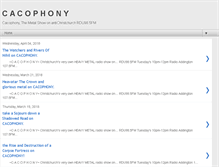 Tablet Screenshot of cacophonynz.blogspot.com