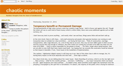 Desktop Screenshot of chaoticmoments.blogspot.com