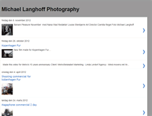 Tablet Screenshot of michaellanghoffphotography.blogspot.com