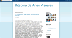 Desktop Screenshot of bitacoradeartesvisuales.blogspot.com