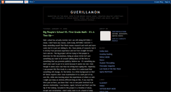 Desktop Screenshot of guerillamom.blogspot.com