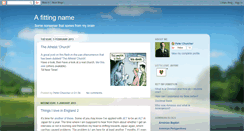 Desktop Screenshot of afittingname.blogspot.com