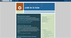 Desktop Screenshot of code-de-la-route.blogspot.com