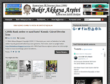 Tablet Screenshot of bekirakkaya.blogspot.com