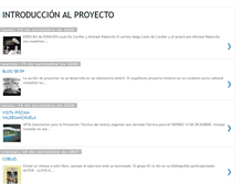 Tablet Screenshot of introduccionalproyecto.blogspot.com