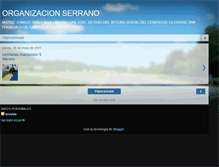 Tablet Screenshot of organizacionserrano.blogspot.com
