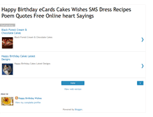Tablet Screenshot of birthdayswishes.blogspot.com