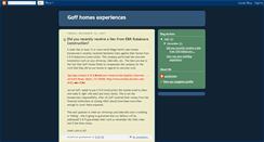 Desktop Screenshot of goffhomesexperiences.blogspot.com
