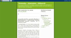 Desktop Screenshot of internetes-tavmunka.blogspot.com