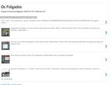 Tablet Screenshot of osfolgados.blogspot.com