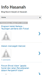 Mobile Screenshot of masjidhasanah.blogspot.com