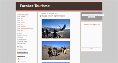 Desktop Screenshot of eurokaztourisme.blogspot.com