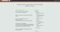 Desktop Screenshot of everymandiesbutnoteverymanlives.blogspot.com