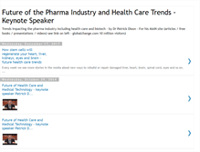 Tablet Screenshot of future-of-the-pharmaceutical-industry.blogspot.com