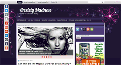 Desktop Screenshot of anxietymadness.blogspot.com