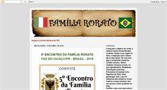 Desktop Screenshot of familiarorato.blogspot.com