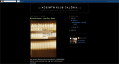 Desktop Screenshot of kossuthgaleria.blogspot.com