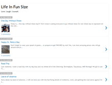 Tablet Screenshot of lifeinfunsize.blogspot.com