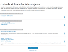 Tablet Screenshot of encuentrointerculturaldemujeres.blogspot.com