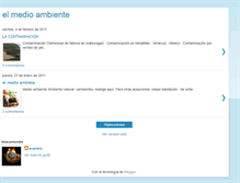 Tablet Screenshot of medioambiente-evandro.blogspot.com