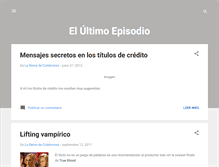 Tablet Screenshot of elultimoepisodio.blogspot.com