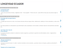 Tablet Screenshot of longevidadecuador.blogspot.com