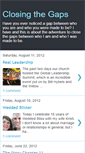 Mobile Screenshot of closethegaps.blogspot.com