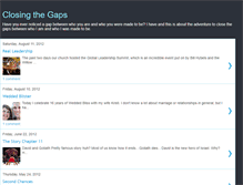 Tablet Screenshot of closethegaps.blogspot.com