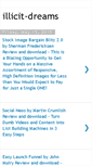 Mobile Screenshot of illicit-dreams.blogspot.com