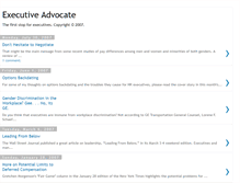 Tablet Screenshot of executiveadvocate.blogspot.com