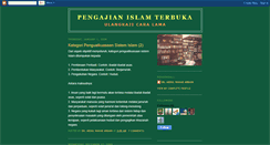 Desktop Screenshot of pengajianterbuka.blogspot.com