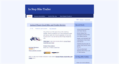 Desktop Screenshot of in-step-bike-trailer.blogspot.com