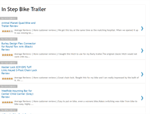 Tablet Screenshot of in-step-bike-trailer.blogspot.com