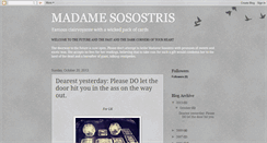 Desktop Screenshot of madamesosostris.blogspot.com