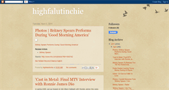 Desktop Screenshot of highfalutinchie.blogspot.com