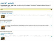 Tablet Screenshot of makingamark.blogspot.com