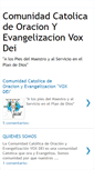 Mobile Screenshot of comunidadcatolicavoxdei.blogspot.com