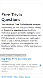 Mobile Screenshot of freetriviaquestions.blogspot.com