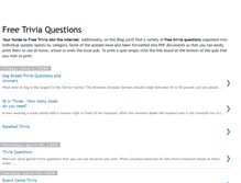 Tablet Screenshot of freetriviaquestions.blogspot.com