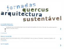 Tablet Screenshot of jornadasquercus.blogspot.com