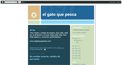 Desktop Screenshot of elgatoquepesca.blogspot.com