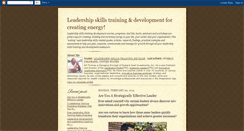 Desktop Screenshot of leadership-skills-training-develop.blogspot.com