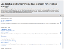 Tablet Screenshot of leadership-skills-training-develop.blogspot.com