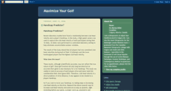 Desktop Screenshot of golfbiomechanics.blogspot.com