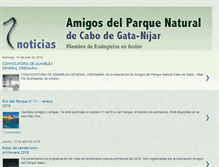 Tablet Screenshot of noticias-cabodegata.blogspot.com